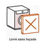 Lave linge hublot encastrable HAIER HW90B416FWB-FR – Image 6