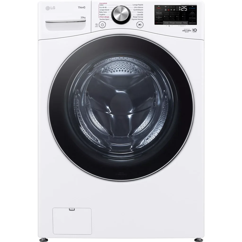 Lave linge hublot LG F20P12WST