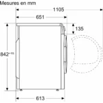 Sèche linge pompe à chaleur BOSCH WQB246C0FR Série 8 – Image 10