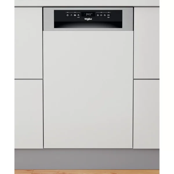 Lave-vaisselle encastrable Whirlpool WSBO3O34PFX avec technologie 6ème Sens – design moderne, 10 couverts, ultra silencieux