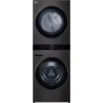Lave linge séchant hublot LG F761TOWERB Washtower