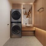 Lave linge séchant hublot LG F761TOWERB Washtower – Image 8