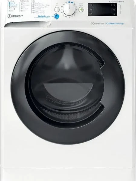 Lave linge séchant hublot INDESIT BDE107436WKVFR