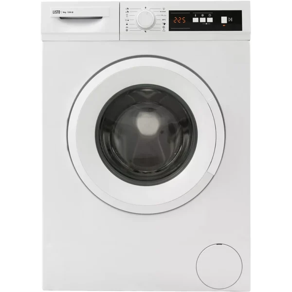 Description Lave-linge hublot LISTO LF812-L3b : efficacité et simplicité Lave linge hublot LISTO LF812-L3bPerformance et économie d'énergie Le lave-linge hublot LISTO LF812-L3b se distingue par sa classe énergétique B, garantissant une consommation optimisée avec seulement 55 kW pour 100 cycles. Avec une capacité de lavage de 8 kg, il convient parfaitement pour une utilisation familiale. Son essorage efficace atteint 1200 tours par minute, classé B, associé à un niveau sonore contenu de 75 dB en essorage. La durée du programme éco est de 218 minutes, et la consommation d'eau par cycle est de 48 litres, assurant ainsi des performances respectueuses de l'environnement et de votre budget. Lave linge hublot LISTO LF812-L3bConfort d'utilisation et design fonctionnel Ce modèle LISTO offre une simplicité d'utilisation avec son panneau de commandes intuitif et ses 15 programmes adaptés à différents textiles. Le lave-linge s'intègre facilement dans votre espace grâce à ses dimensions compactes (59.7 x 84.5 x 52.7 cm) et sa couleur blanche épurée. Il est conçu pour une installation rapide et simple, avec un sens d'ouverture du hublot fixé à droite et une profondeur adaptée pour superposer un sèche-linge, à condition d'avoir une profondeur minimale de 60 cm. L'indice de réparabilité de 6.5/10 témoigne d'un engagement pour la durabilité et la facilité de maintenance.