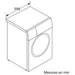 Lave linge hublot SIEMENS WG54B2A2FR – Image 3