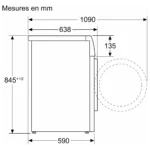 Lave linge hublot SIEMENS WG54B2A2FR – Image 2