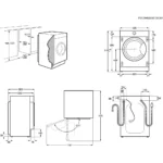 Lave linge hublot encastrable ELECTROLUX EW8F3814BI – Image 5