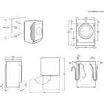 Lave linge hublot encastrable ELECTROLUX EW8F3814BI – Image 9
