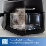Airfryer PHILIPS Série 5000 Double bac 9,0L NA555/00 – Image 8