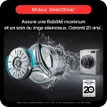 Lave linge hublot LG F14R35WHS – Image 4