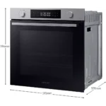 Four encastrable fonction vapeur SAMSUNG NV7B44503AS Série 4 – Image 5