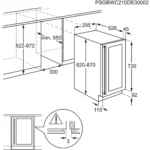 Cave à vin encastrable ELECTROLUX EWUS020B5B – Image 6