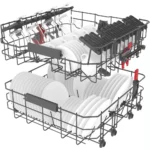 Lave vaisselle 60 cm WHIRLPOOL W3FD634 6ème Sens – Image 11