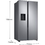 Réfrigérateur Américain SAMSUNG RS68A884CSL – Image 2