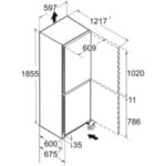 Réfrigérateur combiné LIEBHERR CNSFD1853-2 – Image 6