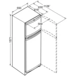 Réfrigérateur 2 portes LIEBHERR CTPe251-26 – Image 4