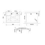 Table gaz SMEG SRV575GH5 – Image 5