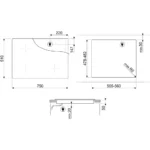 Table induction SMEG SIB2741D – Image 6