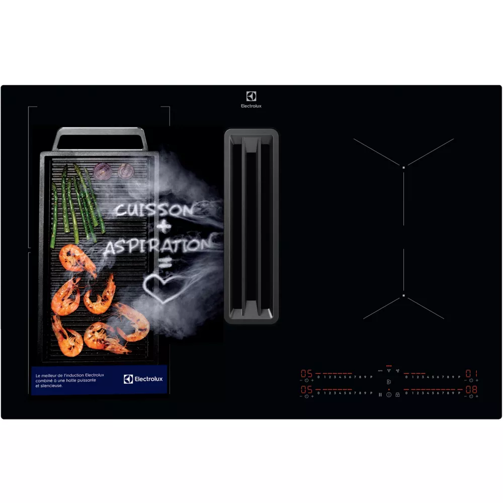 Table induction aspirante ELECTROLUX KCC83443