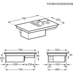 Table induction aspirante ELECTROLUX KCC83443 – Image 7