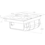 Table induction aspirante ELICA NIKOLATESLA FIT 3Z PRO 60 – Image 4
