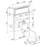 Hotte plan de travail DE DIETRICH DHD7961B – Image 5