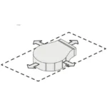 Moteur de hotte FALMEC extra-plat 800 m3/h-MOTSTEL4421 – Image 3