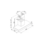 Hotte décorative murale DE DIETRICH DHB2934BX Rotator – Image 4