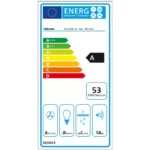 Hotte décorative murale FALMEC VERSO1420 Noire 85cm MURALE – Image 10