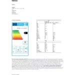 Hotte décorative murale FALMEC VERSO1420 Noire 85cm MURALE – Image 11