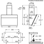 Hotte décorative murale ELECTROLUX LFV719TK – Image 8