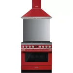 Hotte décorative murale SMEG KPF9RD – Image 2