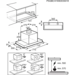 Hotte plafond ELECTROLUX LFG719X Périmétrale H2H – Image 11