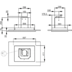 Hotte encastrable ROBLIN ALTIMA 57 INOX SANS MOTEUR – Image 5