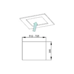 Hotte encastrable ROBLIN ALTIMA 57 INOX SANS MOTEUR – Image 4