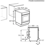 Cuisinière induction AEG CIB6490APW – Image 6