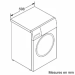 Lave linge séchant hublot BOSCH WNG25400FF – Image 2