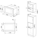 Micro ondes combiné encastrable SMEG FMI625CN – Image 2