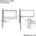 Micro ondes encastrable BOSCH BFL553MB0 Serenity Serie 4 – Image 2