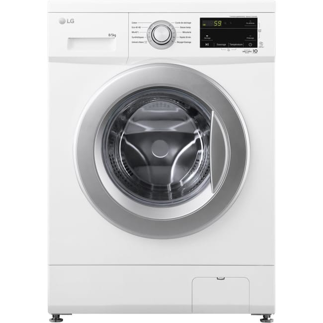 Lave linge séchant hublot LGF854M21WR