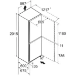 Réfrigérateur combiné LIEBHERR CNsda5723-22 – Image 9