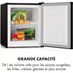 Mini congélateur KLARSTEIN Garfield Eco 34L - Noir – Image 5