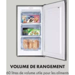 Congélateur armoire KLARSTEIN Garfield Eco L 64L - Gris – Image 7