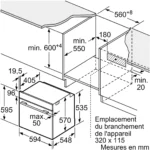 Four encastrable BOSCH HBA372BB3F Serenity – Image 4