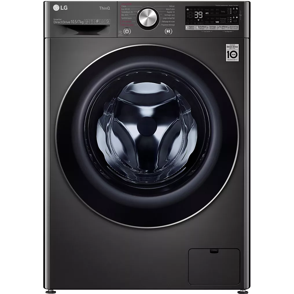 Lave linge séchant hublot LG F174V72BSTA
