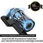 Aspirateur balai SAMSUNG Jet 95 Pet 2 Batteries VS20C95D2TK – Image 5