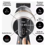 Aspirateur balai SAMSUNG Bespoke AI Jet Lite Complete Extra 2 batteries VS80F28EES – Image 8