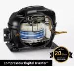 Réfrigérateur multi portes SAMSUNG RF65DG9H0EB1 family hub avec AI vision – Image 3