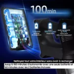 Aspirateur balai SAMSUNG Bespoke AI Jet Ultra 2 batteries VS90F40EEM/WD – Image 12