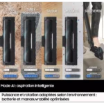 Aspirateur balai SAMSUNG Bespoke AI Jet Ultra 2 batteries VS90F40EEK/WD – Image 6